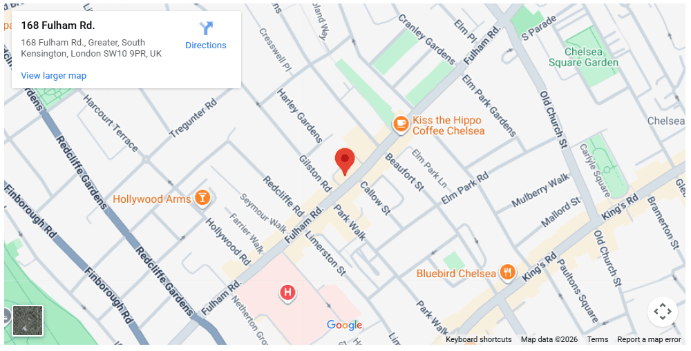 Map and contact panel