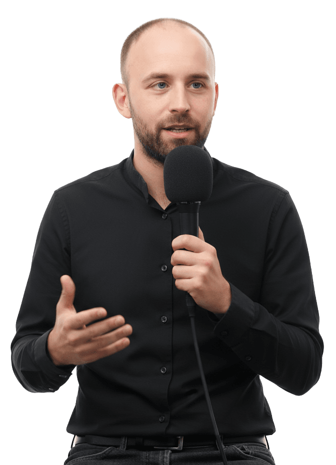 James Gerrard speaking